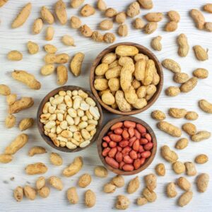 Organic Premium Peanuts Raw Unsalted Front View